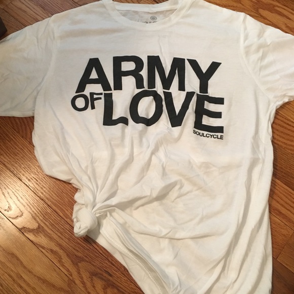 soulcycle Tops - Army of Love SoulCycle T-shirt